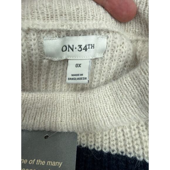 On 34th St. Macy’s Women’s Cozy Sweater Size 0X Chunky NEW # H719 - Picture 7 of 7